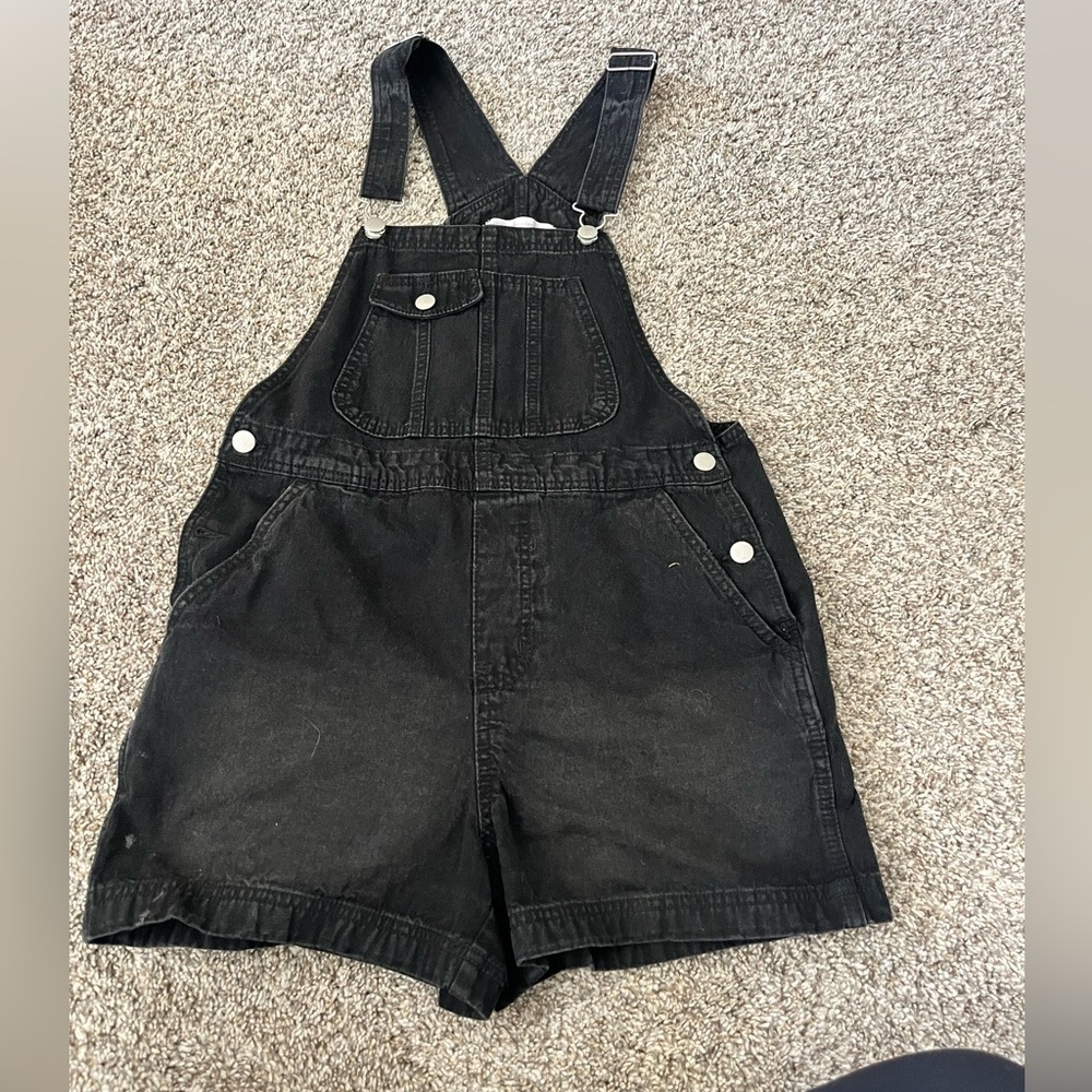 Women’s No Boundaries Size 7/8 Black Overalls